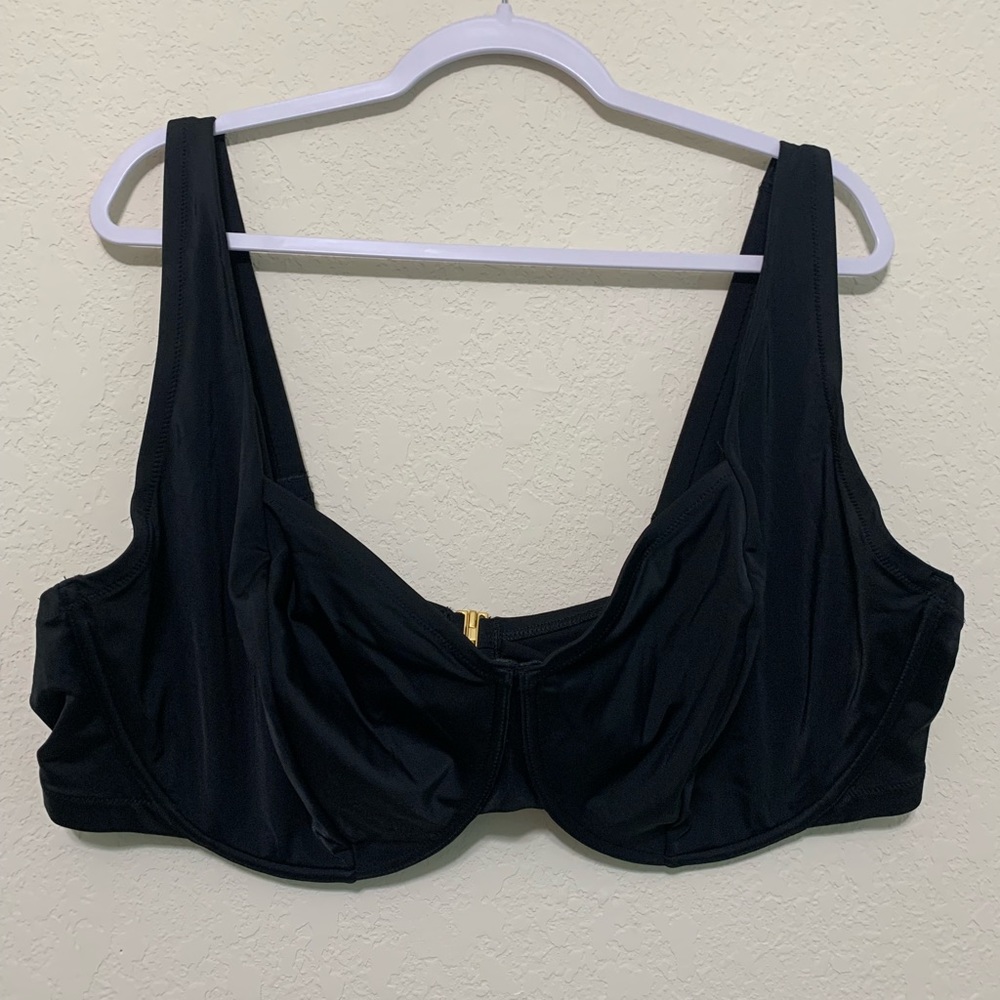 NWOT Convertible Black Bikini Top